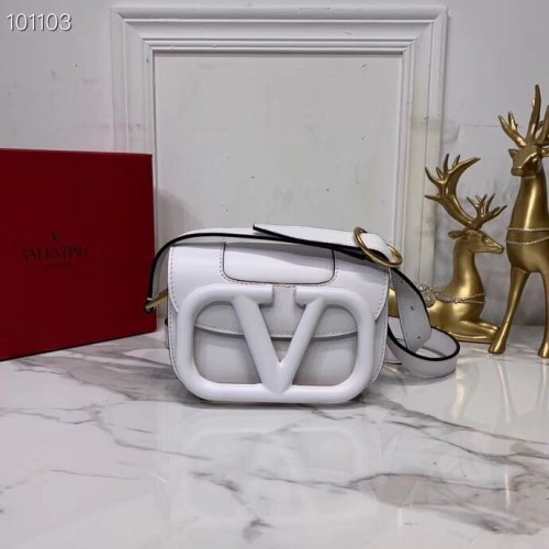 VALENTINO Original bandolera de piel V0032A blanco