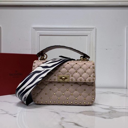 VALENTINO Bolso bandolera de piel original V0122H rosa