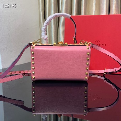 VALENTINO Bolso bandolera de piel original V4273 rosa