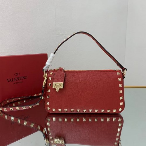 VALENTINO Bolso bandolera de piel original V4700 rojo