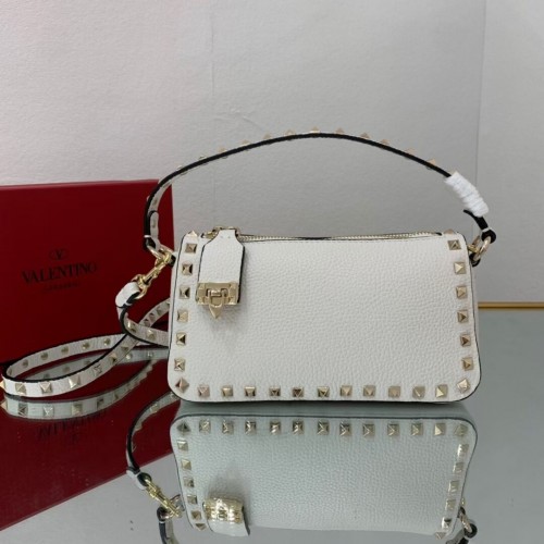VALENTINO Bolso bandolera de piel original V4700 blanco