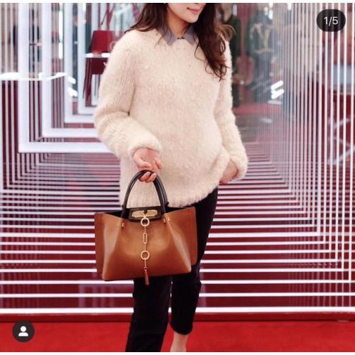 VALENTINO Tote de cuero original 2070 marrón