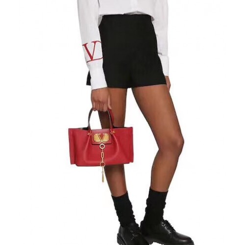 VALENTINO Tote de piel original 2070 rojo