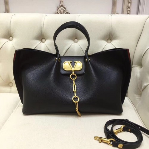 VALENTINO Bolso tote de cuero original 2080 negro