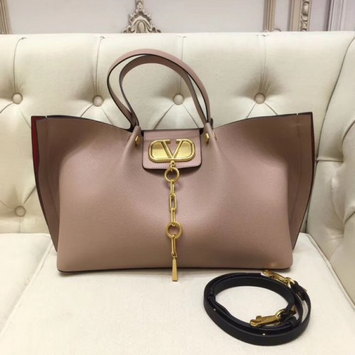 VALENTINO Tote original de piel 2080 rosa claro