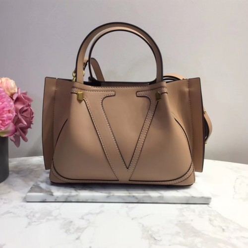 VALENTINO Tote de piel original 9077 rosa claro