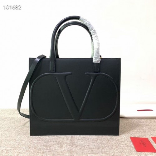 VALENTINO Bolso tote de piel original V2021 negro