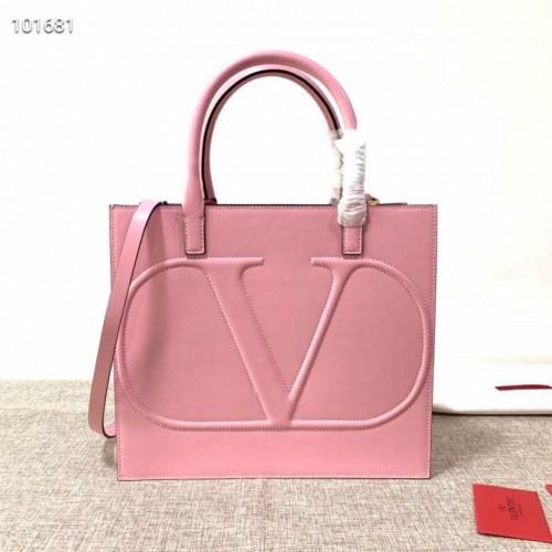 VALENTINO Bolso tote de piel original V2021 rosa