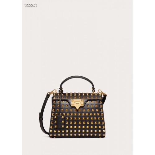 VALENTINO Bolso tote original de piel V4071A negro