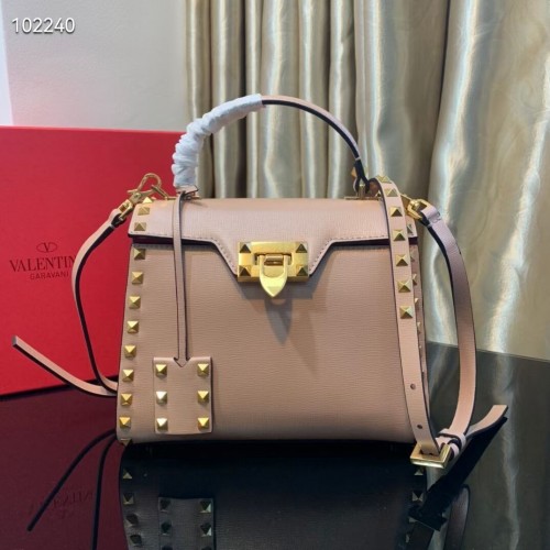 VALENTINO Bolso tote original de piel V4071A rosa