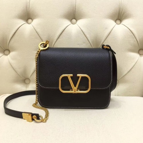 VALENTINO VLOCK Bolso bandolera de cuero original 0905 negro