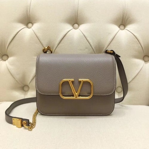 VALENTINO VLOCK Original bandolera en piel 0905 gris