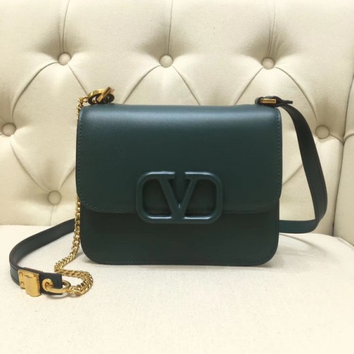 VALENTINO VLOCK Original bandolera en piel 0906 verde