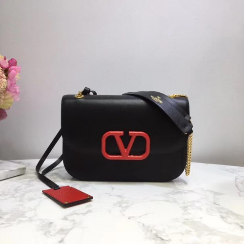 VALENTINO VLOCK Original bandolera en piel 2424 negro