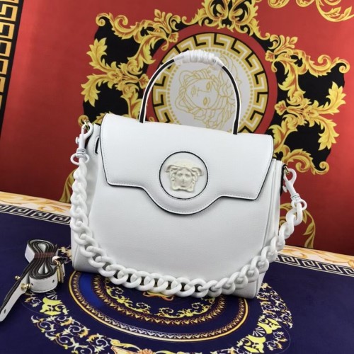 Versace Original bolso mediano de piel de becerro FS1041 blanco