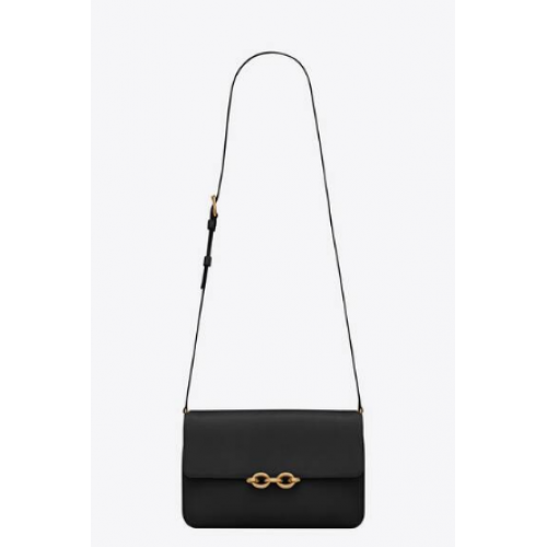 CARTERA YSL LE MAILLON DE PIEL LISA 6497952 negro