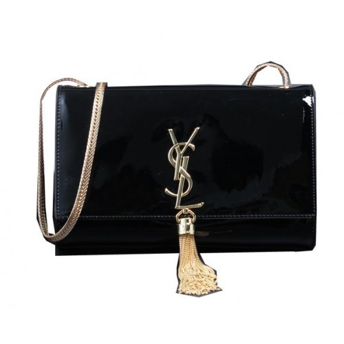 YSL Monogramme Bandolera Bandolera Charol Y311218 Negro