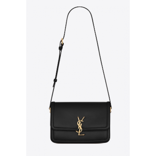 CARTERA SOLFERINO MEDIANO EN CAJA PIEL SAINT LAURENT Y63435 negro