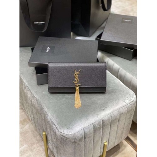 YSL Saint Laurent Medium Kate Bag Y306080 Herrajes de oro negro