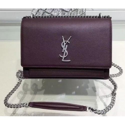 Yves Saint Laurent Bandolera Bandolera Y13927 Púrpura