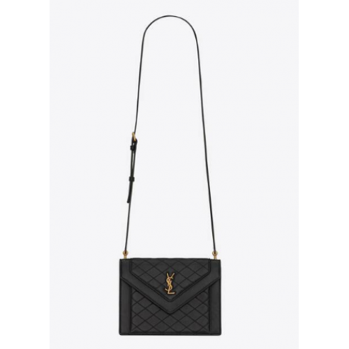 Yves Saint Laurent MINI CARTERA GABY DE PIEL DE CORDERO ACOLCHADA 6855741 negro
