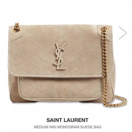 Yves Saint Laurent DE ANTE Y PIEL LISA Y498894E marrón