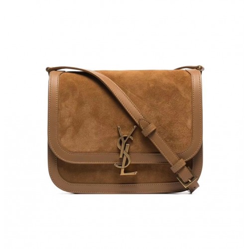 Yves Saint Laurent DE ANTE Y PIEL LISA Y535025E marrón