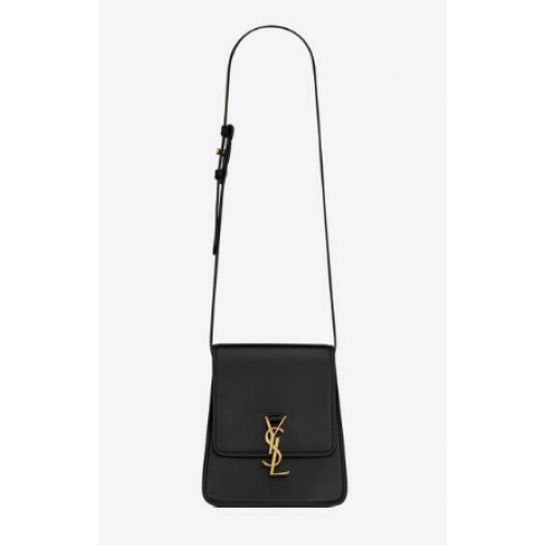 Yves Saint Laurent CARTERA KAIA NORTH&SOUTH DE PIEL DE CURTICIÓN VEGETAL 668809B