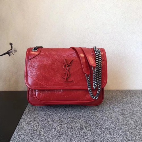 Yves Saint Laurent MINI Niki Chain Bag 498893 rojo