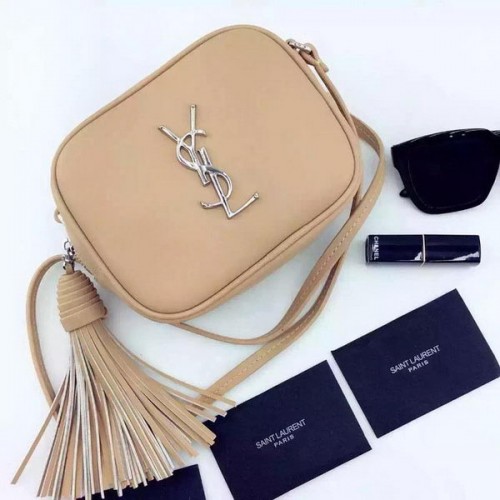 Yves Saint Laurent Monogram Blogger Bag Y16SS Albaricoque