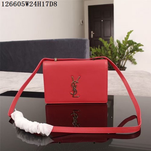 Yves Saint Laurent Monogramme bandolera bandolera 126605 rojo