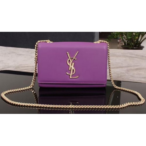 Yves Saint Laurent Monogramme Bandolera Bandolera 1311228 Púrpura
