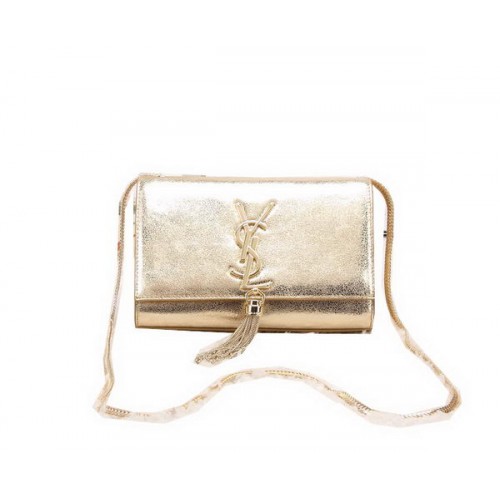 Yves Saint Laurent Monogramme Cross-body Bandolera Dorada