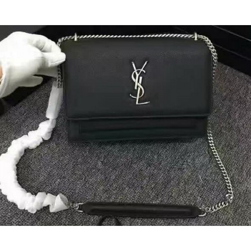 Yves Saint Laurent Monogramme Bandolera Y3370 Negro