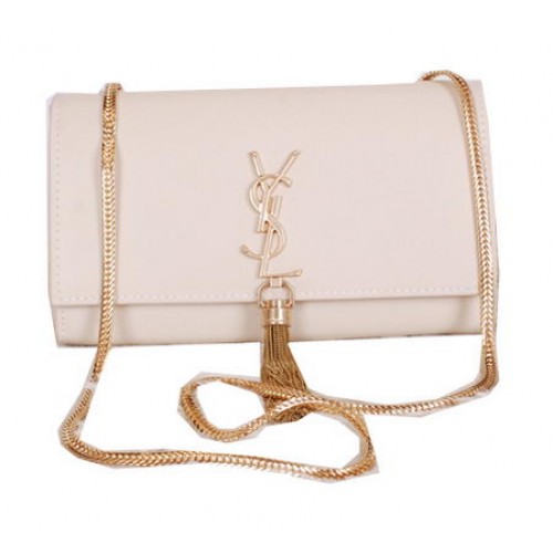 Yves Saint Laurent Monogramme Cross-body Shoulder Bag Y7130 OffWhite