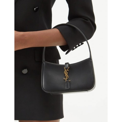 Yves Saint Laurent Original Leather Mini Bolso De Hombro LE5A7 Negro