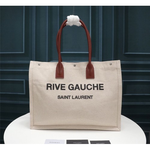 Yves Saint Laurent Rive Gauche Bolso de compras 59929 Beige