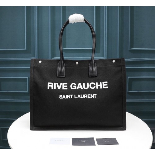Yves Saint Laurent Rive Gauche Bolso de compras 59929 Negro