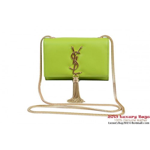 Yves Saint Laurent Small Monogramme Bandolera Bandolera 1834B Verde