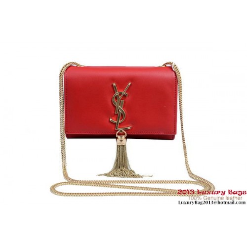 Yves Saint Laurent Small Monogramme Bandolera Bandolera 1834B Rojo