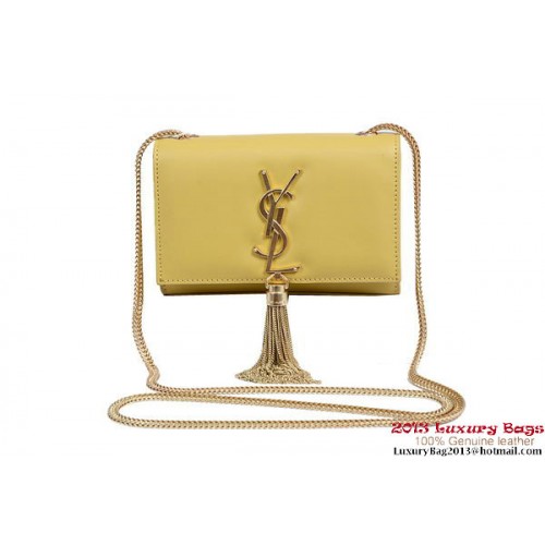 Yves Saint Laurent Small Monogramme Bandolera Bandolera 1834B Amarillo