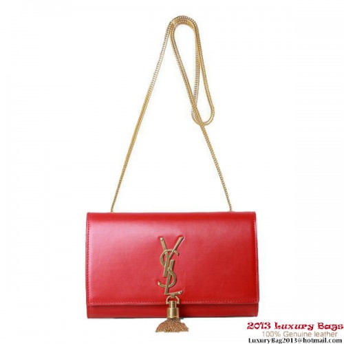 Yves Saint Laurent Small Monogramme Bandolera Bandolera 5475 Rojo