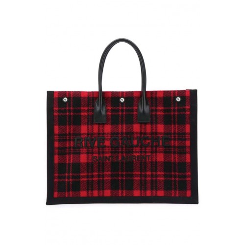 Yves Saint Laurent Tote Book LINO Shopping Bag Y509415 rojo