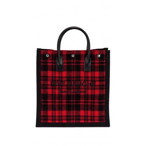 Yves Saint Laurent Tote Book LINO Shopping Bag Y509416 rojo