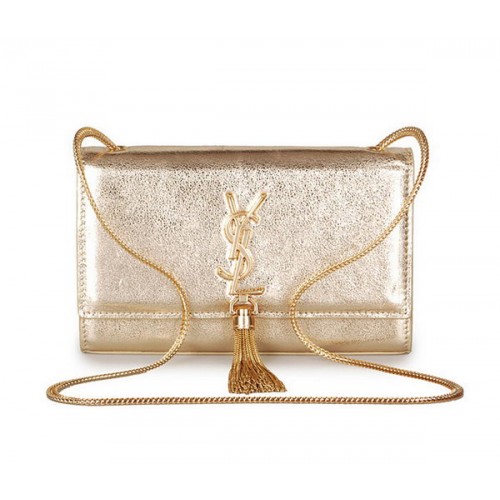 Yves Saint Laurent Mini Monogram Bandolera Bandolera 326076 Oro