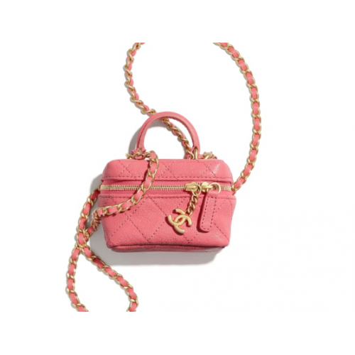 chanel pequeño tocador con cadena AP2194 rosa